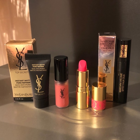 Yves Saint Laurent Other - New YSL lipstick mascara primer +more 4pc set